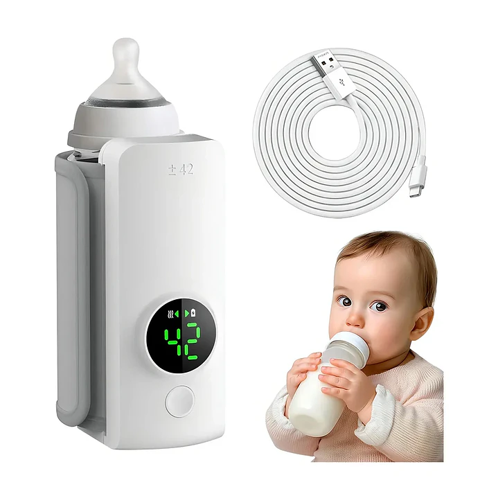 Calentador de Mamaderas Jerzou Portátil Inalámbrico Batería de 5000mAh 3