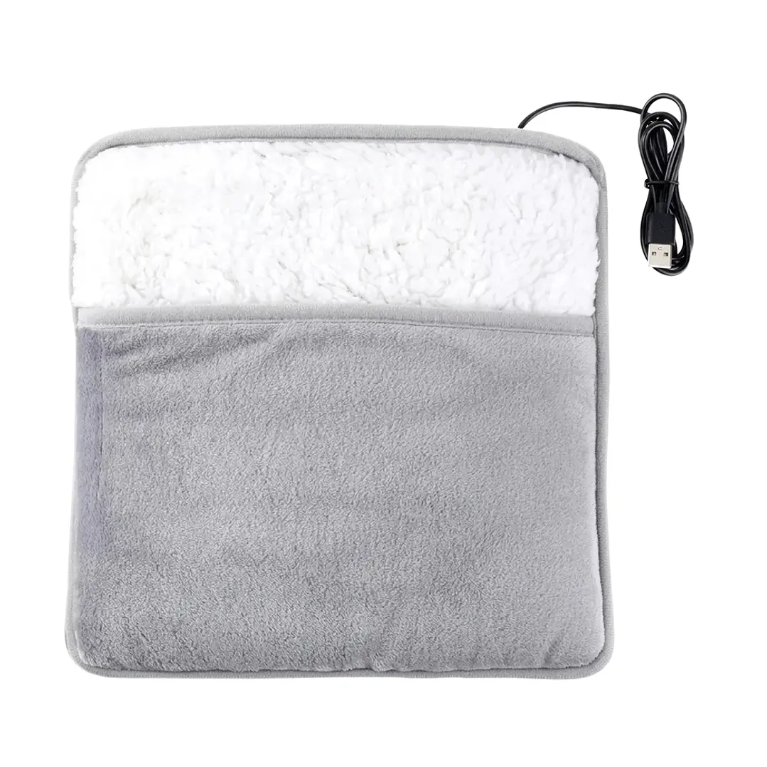Calentador de Pies Eléctrico Yokoo con Conexión USB y Tela Sherpa 1