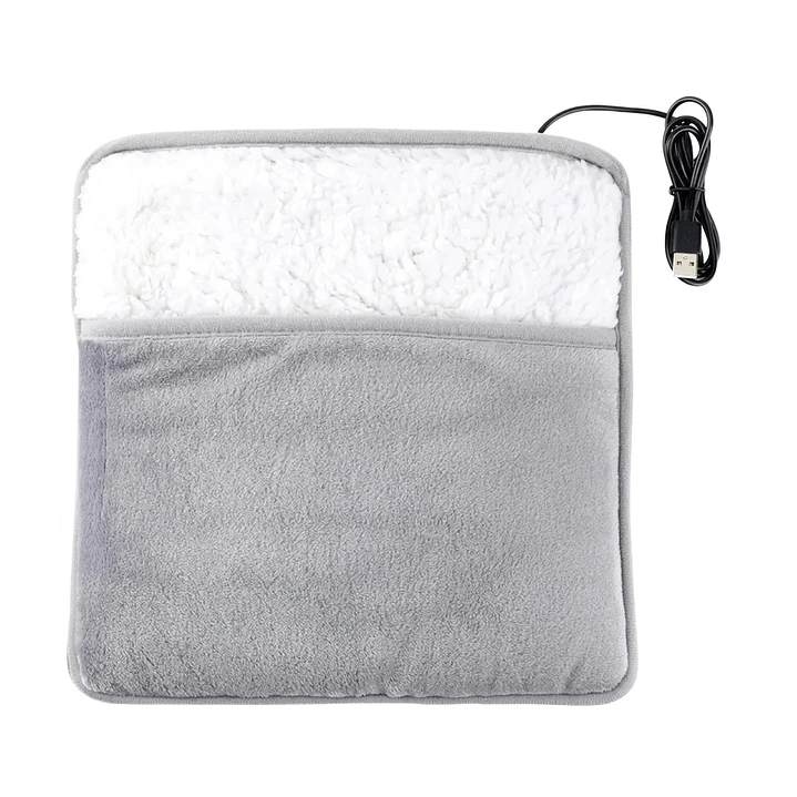Calentador de Pies Eléctrico Yokoo con Conexión USB y Tela Sherpa 1