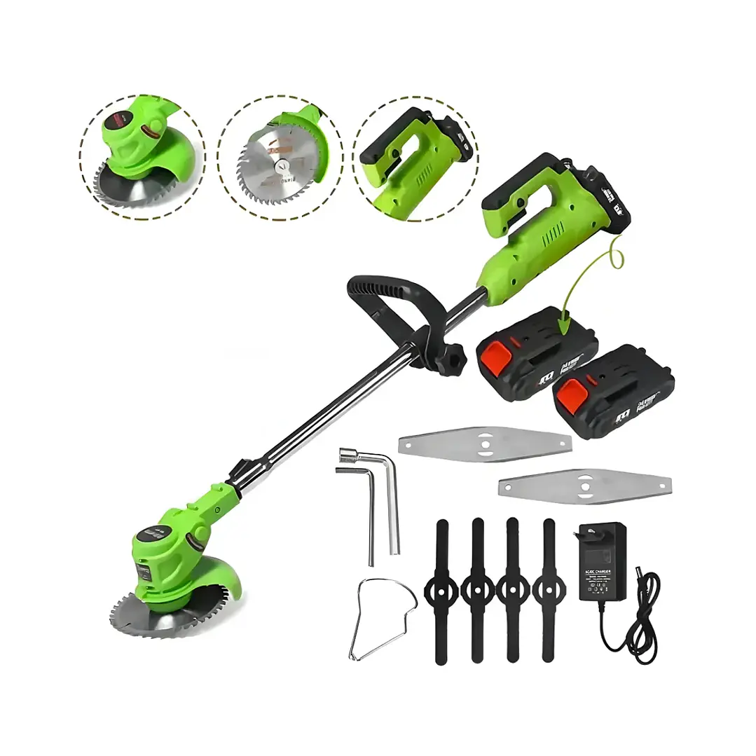 Cortadora de Pasto Inalámbrica Yokoo 1000W + 2 Baterías 3