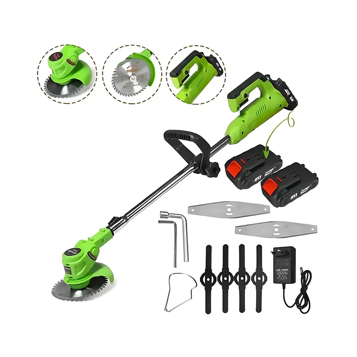 Cortadora de Pasto Inalámbrica Yokoo 1000W + 2 Baterías 3