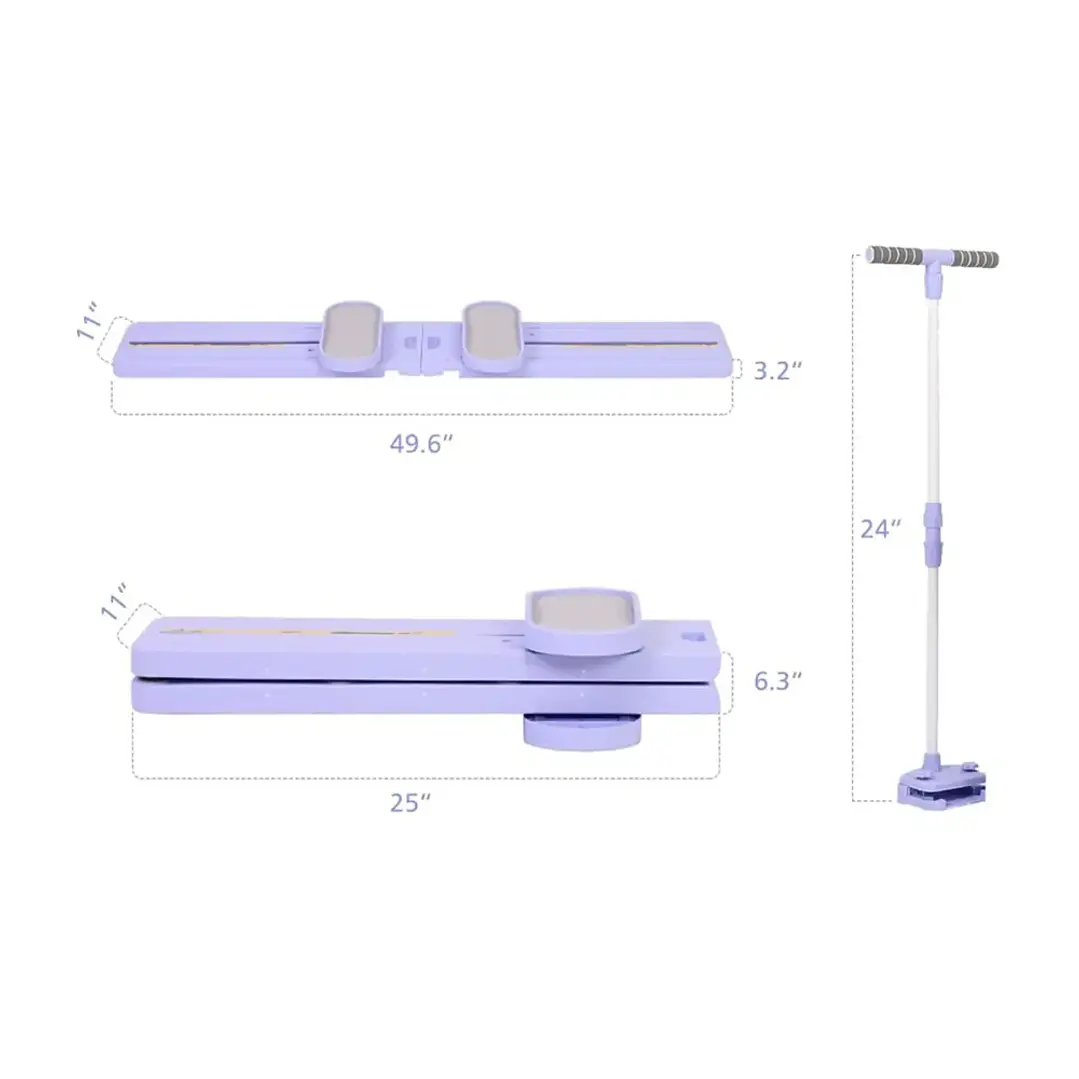 Máquina de Ejercicios Abdomen y Piernas Pilates Reformer XJ Plegable 3