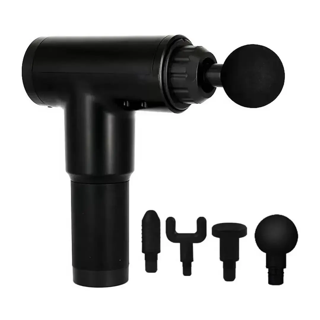 Pistola Masajeadora Muscular KH-320 Fascial Gun + 4 Cabezales 1