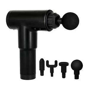 Pistola Masajeadora Muscular KH-320 Fascial Gun + 4 Cabezales