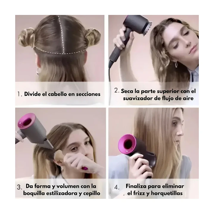 Secador de Pelo Profesional Yokoo 1600W Iónico + Estuche de Lujo 7