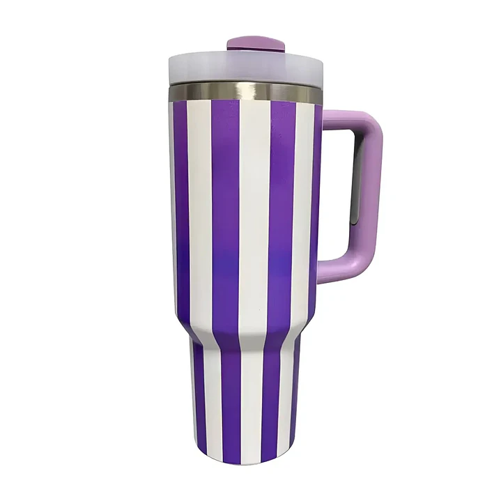 Vaso Mug Térmico 1200ml Acero Inoxidable con Asa y Bombilla  4