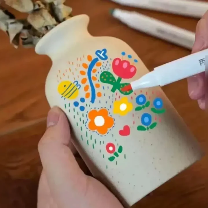 Set de 60 Lápices Marcadores Acrílicos Profesionales Multisuperficie 3