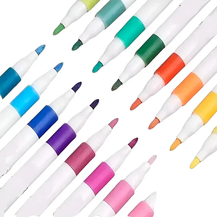 Set de 60 Lápices Marcadores Acrílicos Profesionales Multisuperficie 2