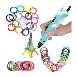 Pack de Filamentos PLA 100m para Lápiz 3D 20 Colores Variados