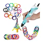 Pack de Filamentos PLA 100m para Lápiz 3D 20 Colores Variados - Miniatura 3