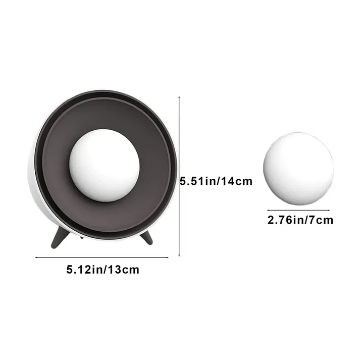 Calefactor Portátil 2 en 1 con Calentador de Manos Magnético 500W 2