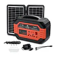 Generador Solar Portátil 100W con Kit de Ampolletas y Carga USB - Miniatura 2