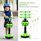 Scooter Monopatín Infantil 3 en 1 Ajustable con Canasto Chinita Verde - Miniatura 4