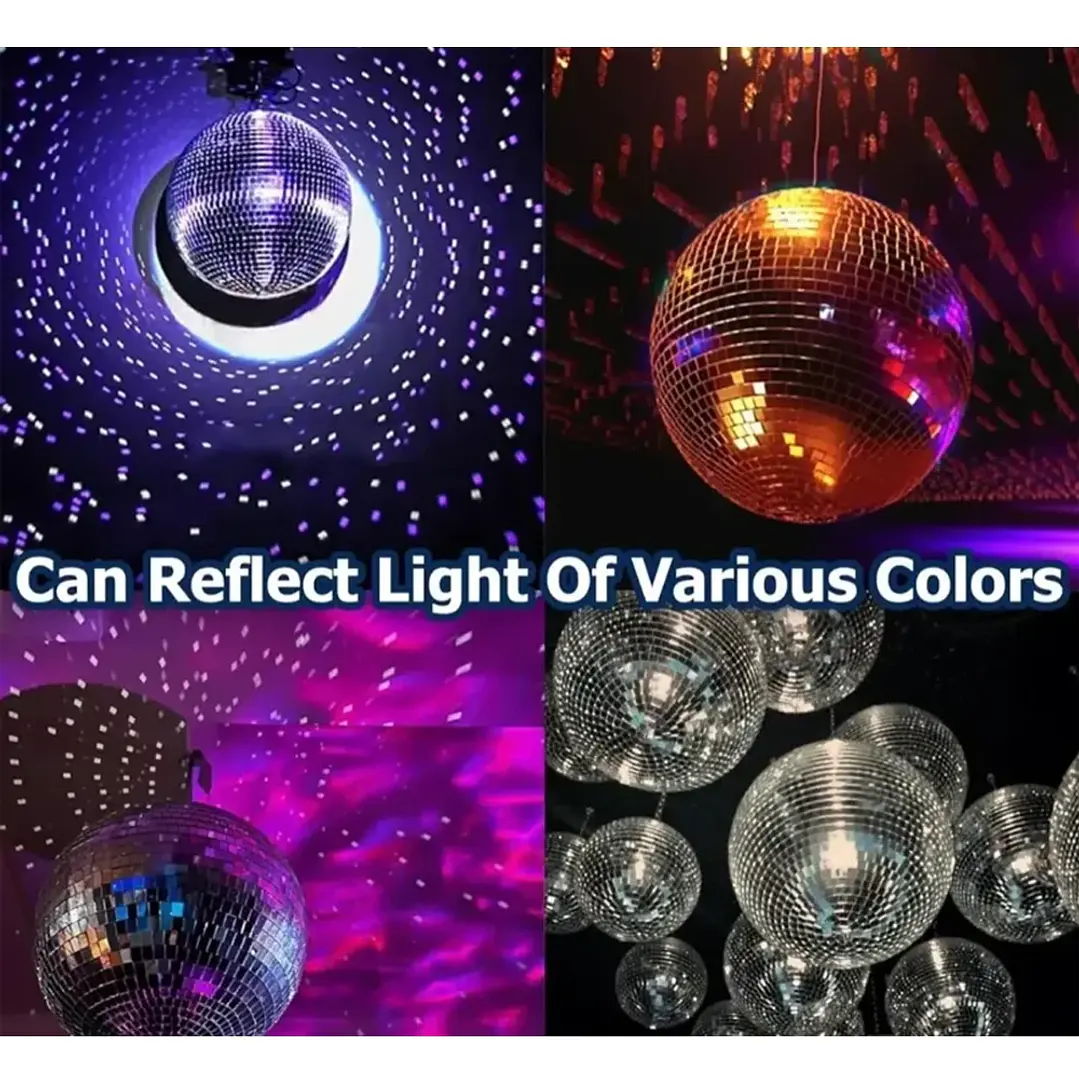 Bola de Espejos Disco Yokoo 30 cm Efecto Reflectante Profesional 3