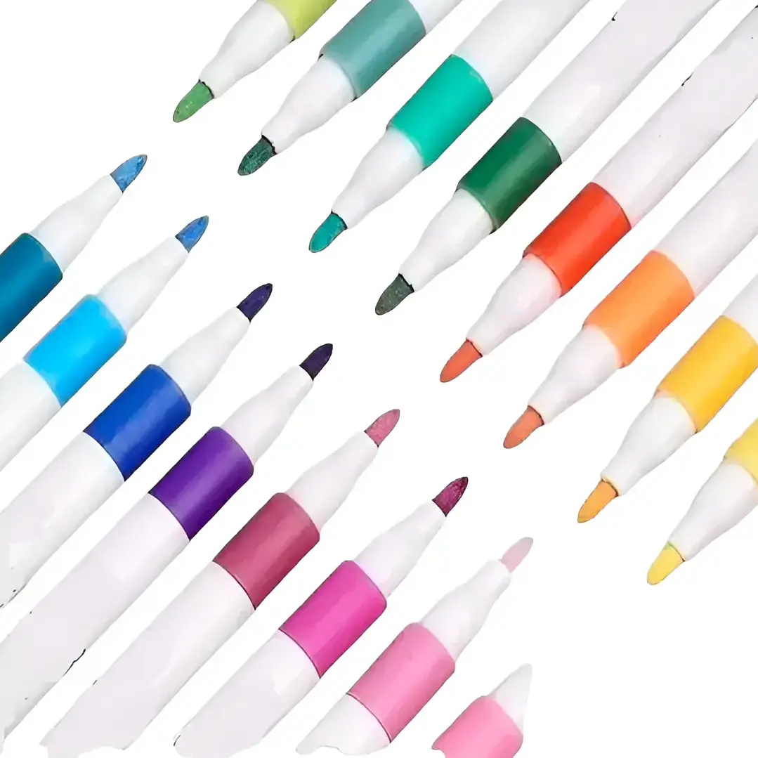 Set Lápices Acrílicos 48 Colores Marcadores Profesionales Multisuperficie 1