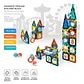 Set Bloques Magnéticos 97 Piezas Juguete Didáctico de Construcción - Miniatura 3