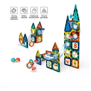 Set de 97 Bloques Magnéticos de Construcción Didácticos STEM