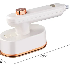 Mini Plancha a Vapor Portátil Placa de Titanio 220V para Viajes
