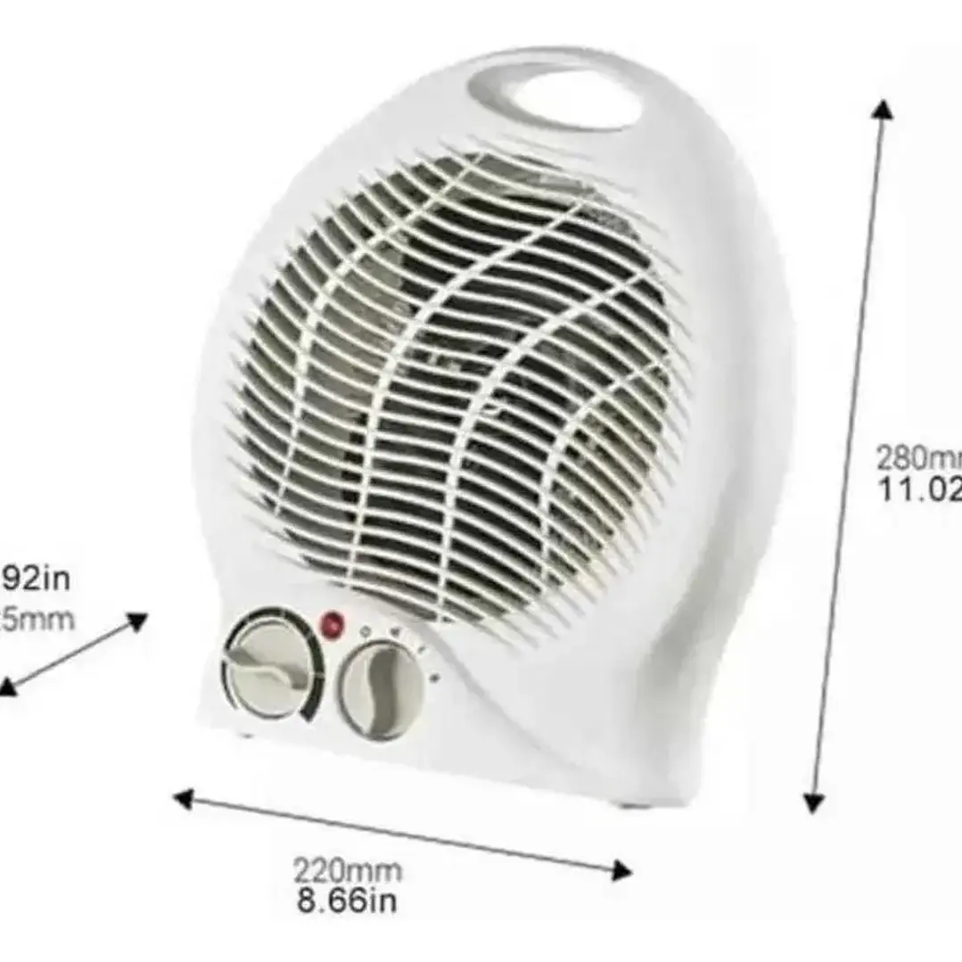 Termoventilador Eléctrico 2000W Potop con Termostato Ajustable 2