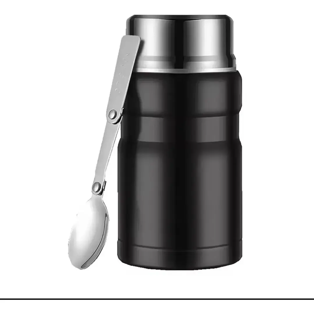 Termo Comida Acero Inoxidable 800 ML con Cuchara Plegable 3