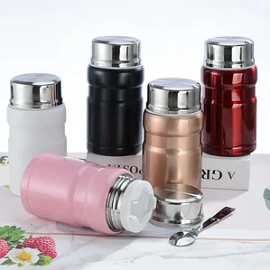Termo Comida Acero Inoxidable 800 ML con Cuchara Plegable