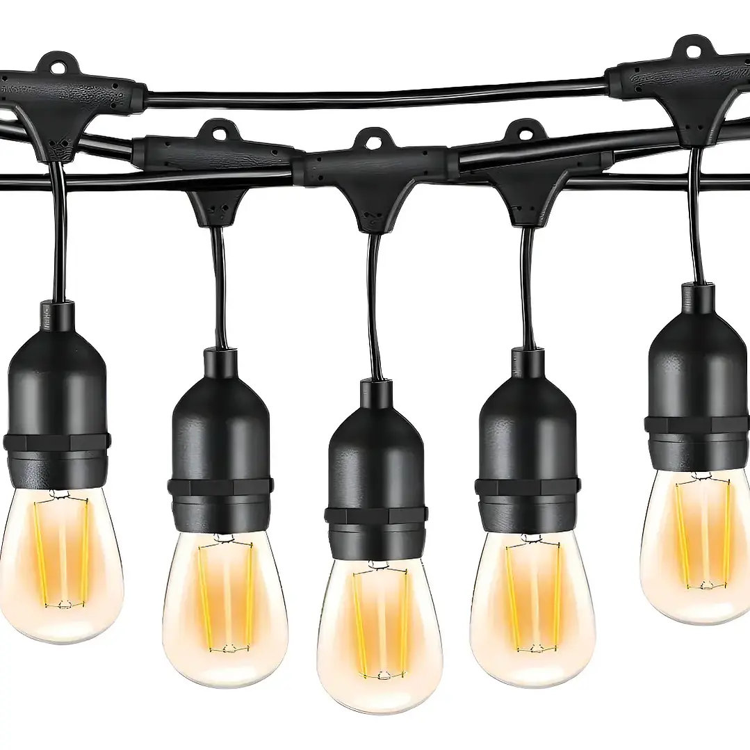 Guirnalda de Luces Vintage 10 Metros Exterior IP65 Profesional Al Corriente 1