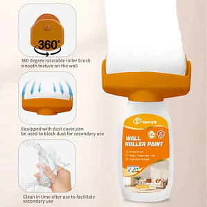 Rodillo Reparador de Paredes Blanco 500g con Pintura Integrada