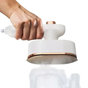 Mini Plancha a Vapor Portátil Placa de Titanio 220V para Viajes