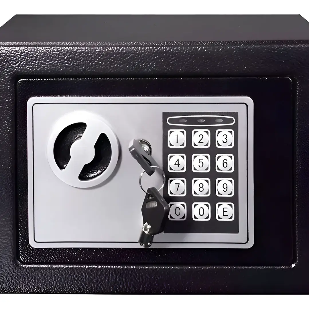Caja Fuerte Digital de Seguridad con Llave de Emergencia y Doble Perno 3