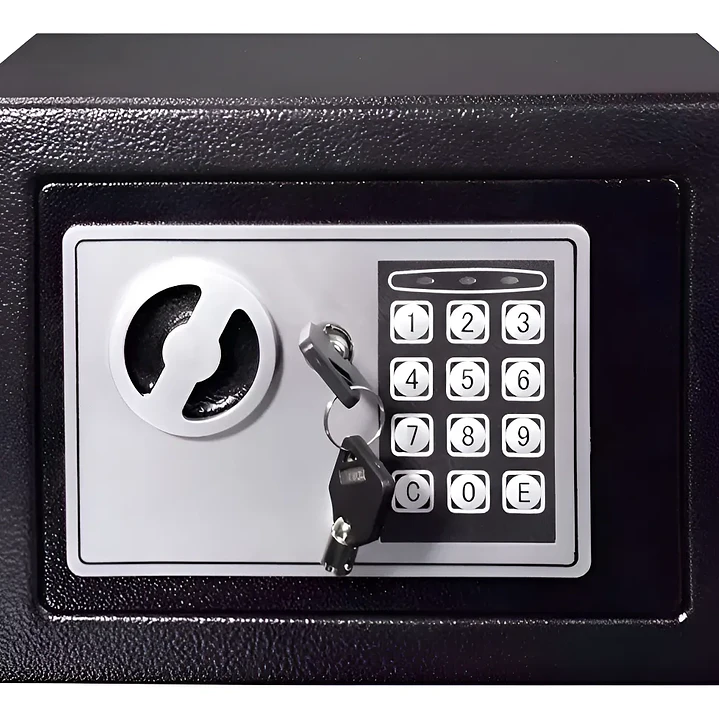 Caja Fuerte Digital de Seguridad con Llave de Emergencia y Doble Perno 3