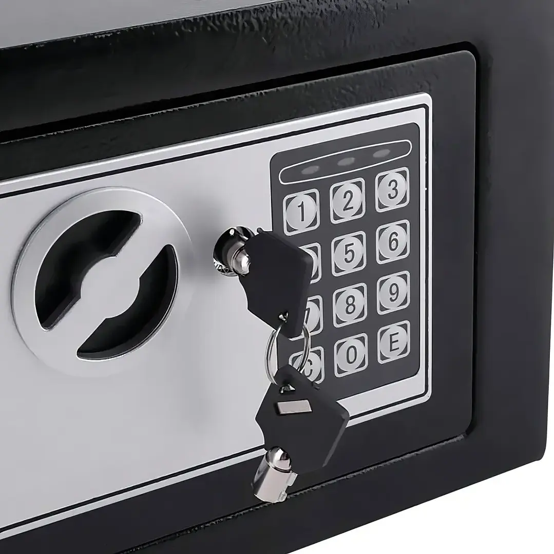 Caja Fuerte Digital de Seguridad con Llave de Emergencia y Doble Perno 4