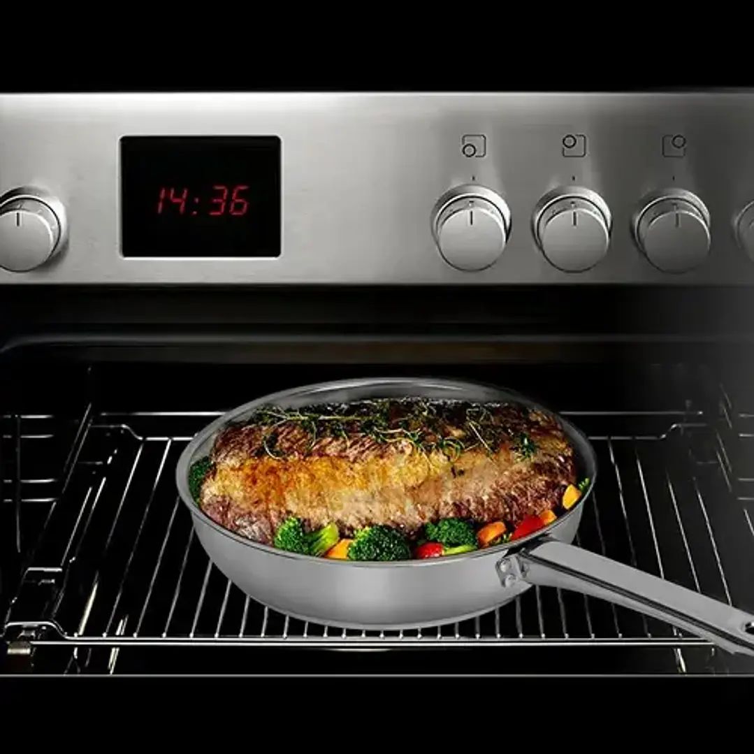 Batería de Cocina Acero Inoxidable 15 Piezas Apta para Inducción 3