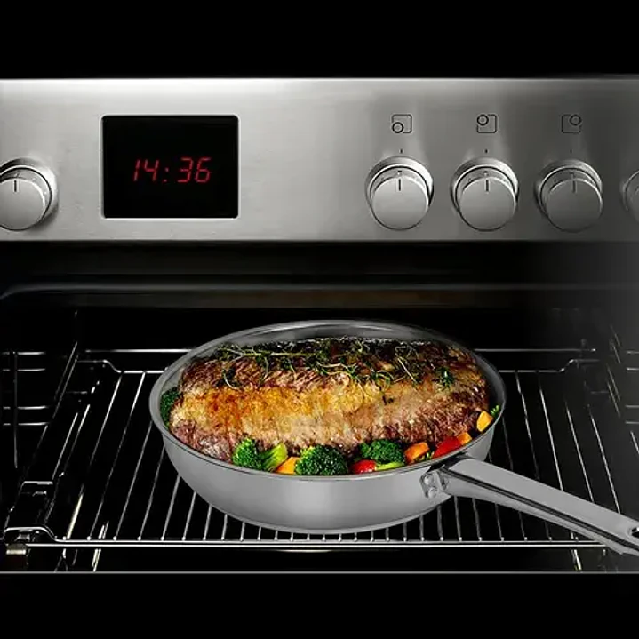 Batería de Cocina Acero Inoxidable 15 Piezas Apta para Inducción 3