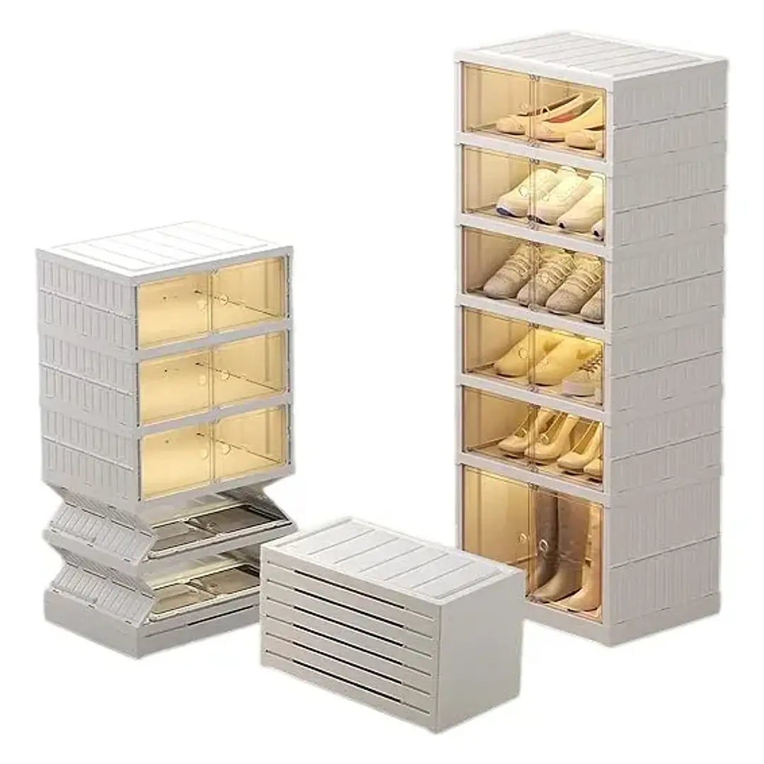 Zapatera Plegable Beiti 6 Niveles con Cierre Magnético y 12 Espacios 1