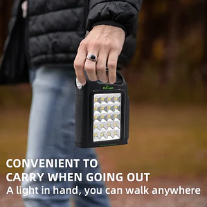 Kit Generador Solar Portátil con Linterna LED y 3 Ampolletas