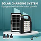 Kit Generador Solar Portátil con Linterna LED y 3 Ampolletas - Miniatura 3