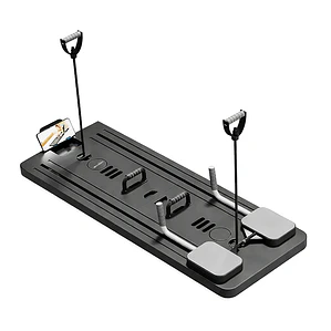 Banca de Abdominales Multifuncional Pilates Reformer 5 en 1 con Temporizador