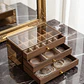Joyero Organizador 3 Niveles Vintage Madera con Cajones - Miniatura 3
