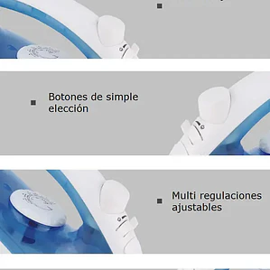Plancha a Vapor Sokany ES-138A 1400W con Base de Cerámica