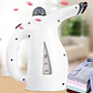 Plancha Vapor Vertical 4 en 1 Vaporizador de Ropa y Sauna Facial 1500W Blanca - Miniatura 2