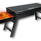 Parrilla Portátil Plegable XL Importadora Vis de Acero Inoxidable - Miniatura 3