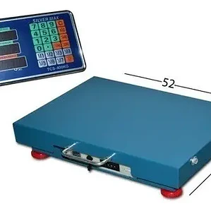 Balanza Digital Inalámbrica Industrial de 600 kg de Acero Reforzado