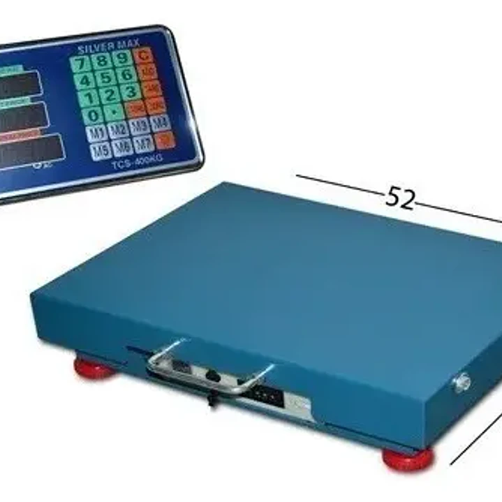 Balanza Digital Inalámbrica Industrial de 600 kg de Acero Reforzado 2