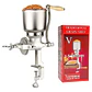 Molino Moledor Manual Victoria Metálico con Tolva Alta Plateado - Miniatura 1