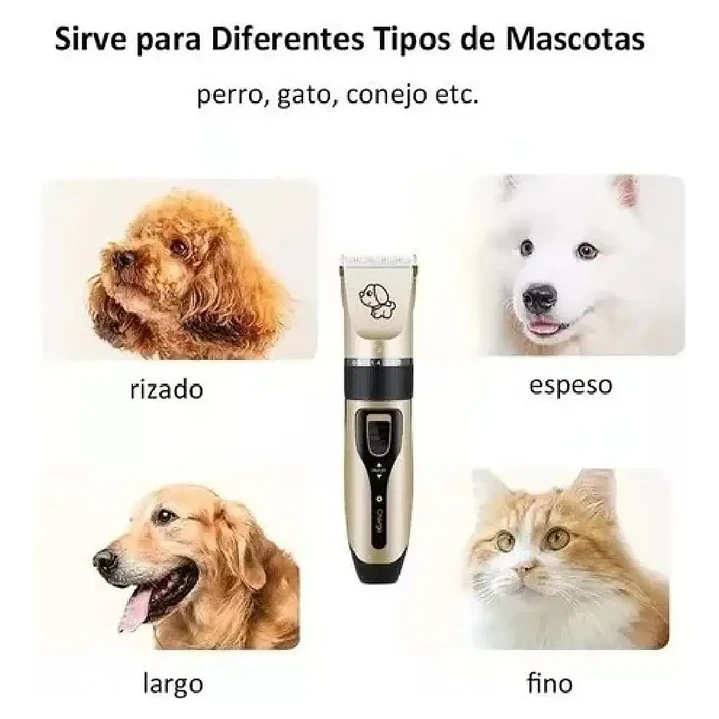 Cortadora de Pelo Profesional para Mascotas Inalámbrica con Motor Silencioso 2
