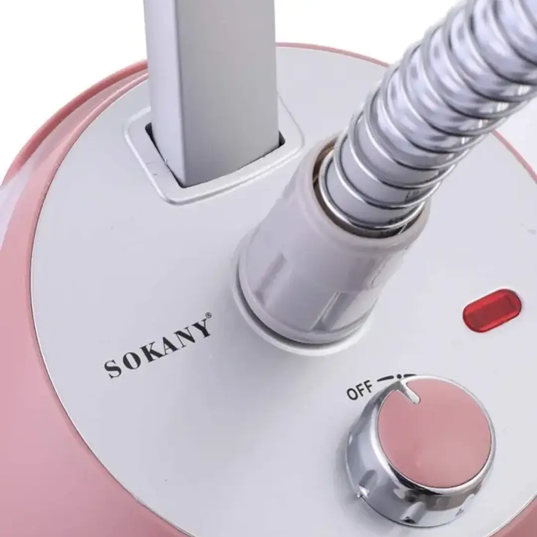 Plancha a Vapor de Pie Sokany WSK-4007 Profesional con Tabla Rosa 2