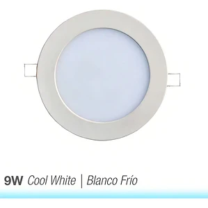 Foco Panel LED Embutido Redondo 9W Demasled con Luz Blanco Frío 14,5cm