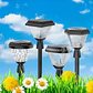 Foco Farol Solar LED Redondo para Exterior con Autonomía de 12 Horas - Miniatura 3