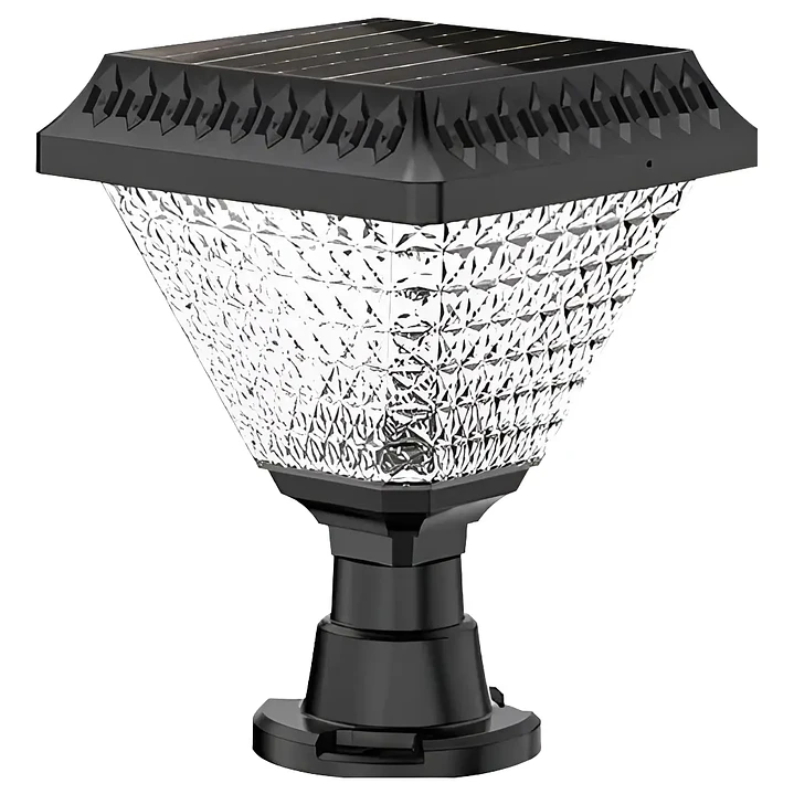 Foco Farol Solar LED Cuadrado para Exterior con Panel Solar Integrado 1