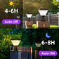 Foco Farol Solar LED Cuadrado para Exterior con Panel Solar Integrado - Miniatura 4